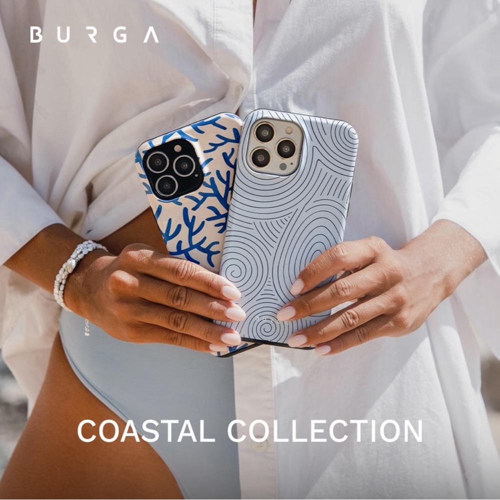 BURGA iPhone 12 pro max and airpods case